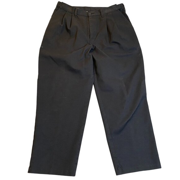 Dickies Black Work Pants Mens 34x26 Cotton/Polyester Durable Comfortable - Picture 1 of 13